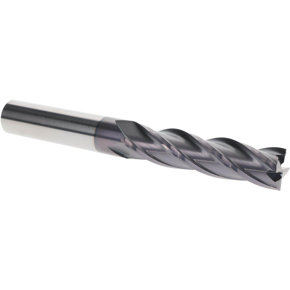 Hertel 59919522 Square End Mill 3/4" Dia, 3" LOC, 4 Flute, Solid Carbide