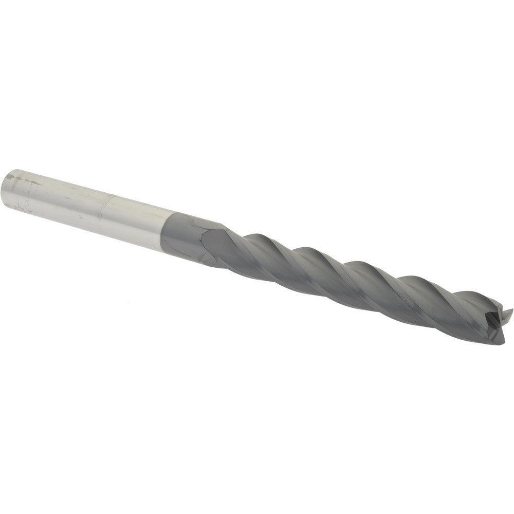 Hertel 59919530 Square End Mill 7/16" Dia, 3" LOC, 4 Flute, Solid Carbide