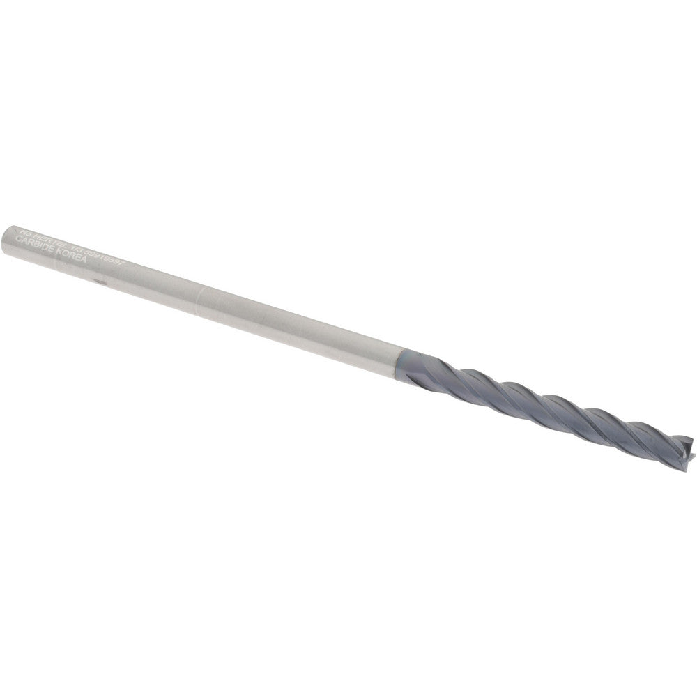 Hertel 59919597 Square End Mill 1/8" Dia, 1" LOC, 4 Flute, Solid Carbide