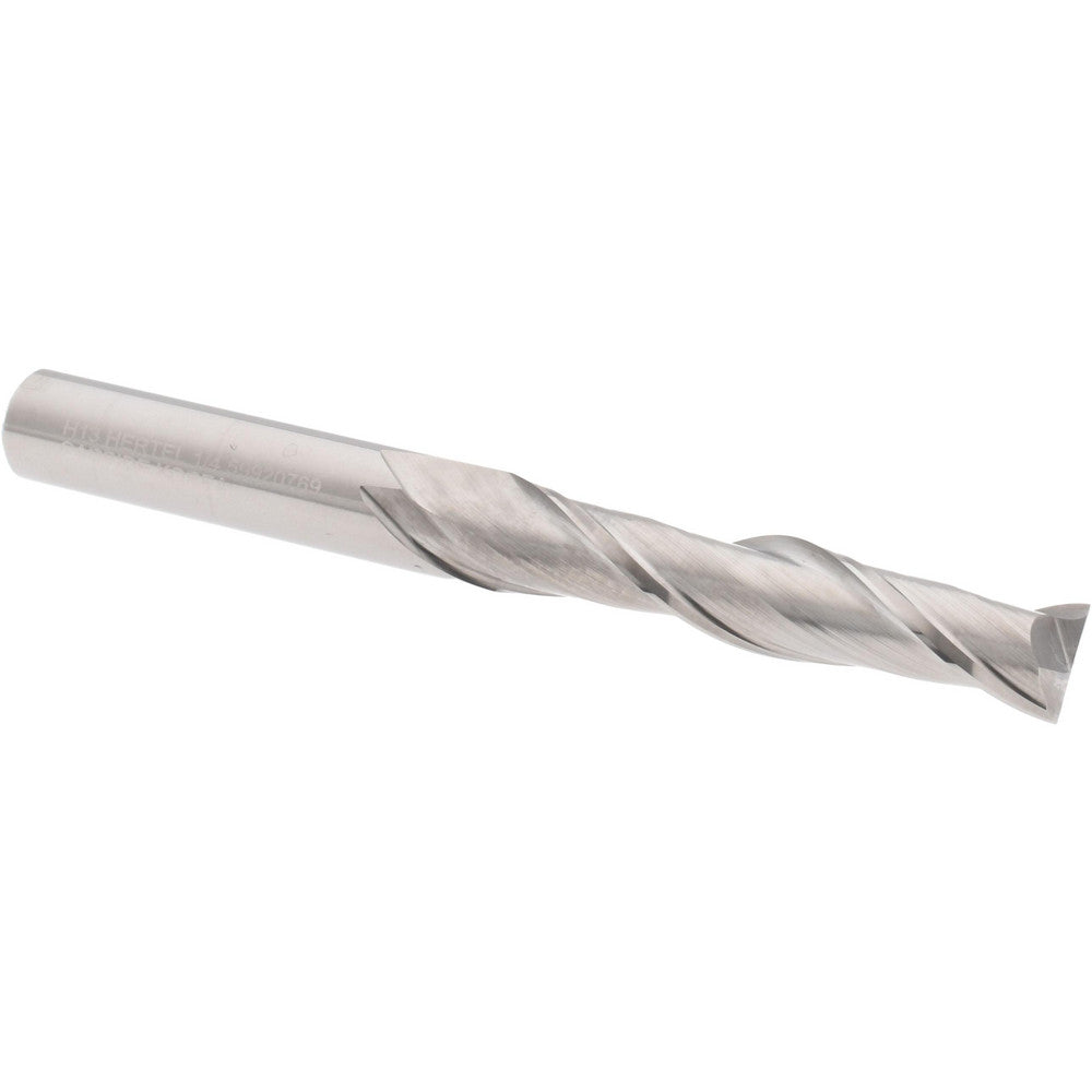 Hertel 59920769 Square End Mill 1/4" Dia, 1-1/4" LOC, 2 Flute, Solid Carbide