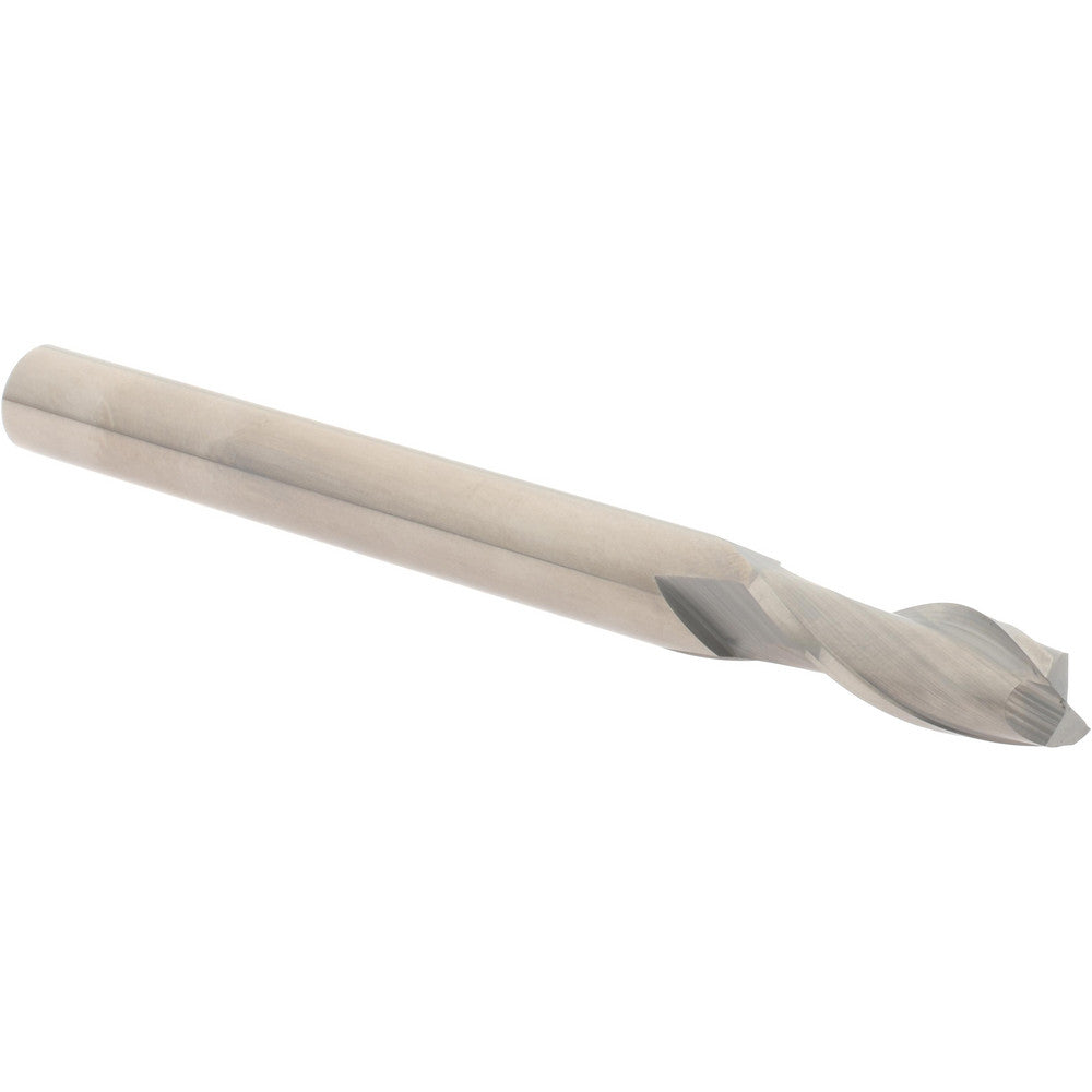 Hertel 59920876 Square End Mill 3/8" Dia, 1" LOC, 2 Flute, Solid Carbide