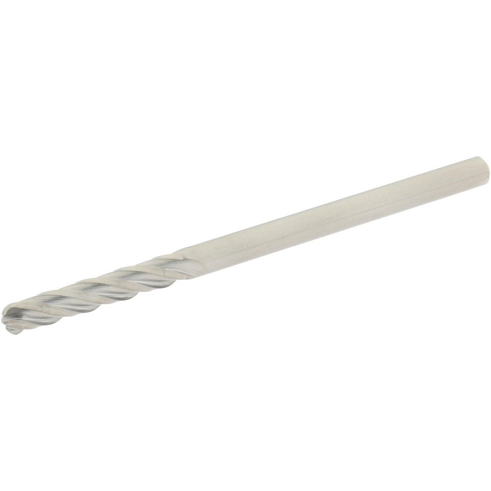 Hertel E5060008 Ball End Mill 1/8" Dia, 3/4" LOC, 4 Flute, Solid Carbide