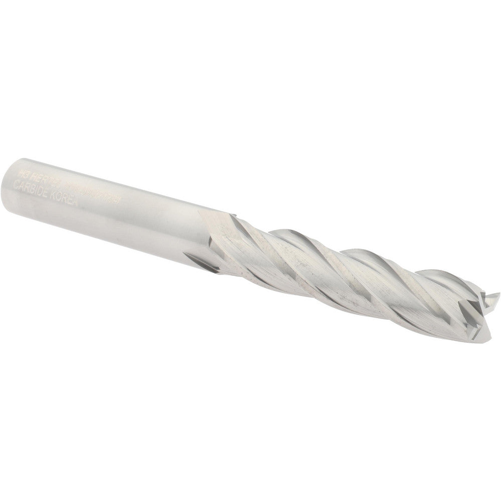 Hertel 59921734 Square End Mill 7/16" Dia, 2" LOC, 4 Flute, Solid Carbide