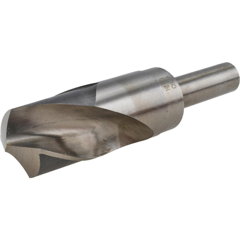 Hertel 400 1-1/2 Reduced Shank Drill Bit 1-1/2" Dia, 3/4" Shank Dia, 135 deg Point, Cobalt