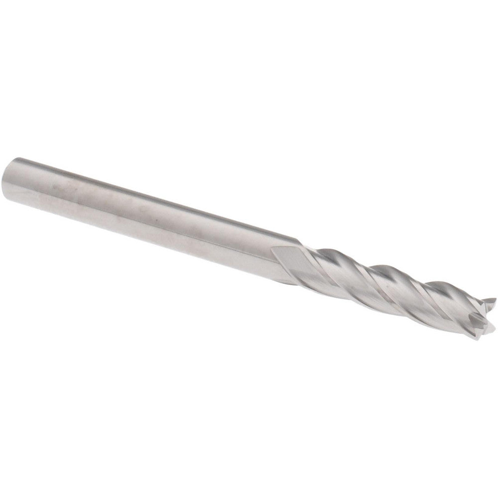 Hertel 59924548 Square End Mill 1/8" Dia, 1/2" LOC, 4 Flute, Solid Carbide