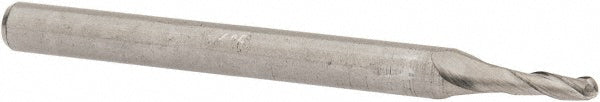 Hertel E599924774 Ball End Mill 1/16" Dia, 3/16" LOC, 3 Flute, Solid Carbide