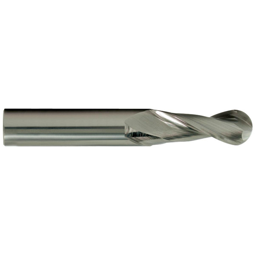 OSG 20100400 Ball End Mill 5/16" Dia, 13/16" LOC, 2 Flute, Solid Carbide