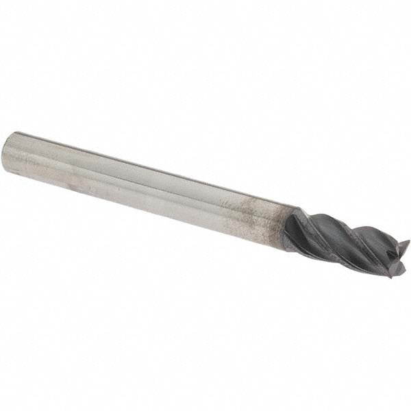OSG VG441-2500 Square End Mill 1/4'' Dia, 7/16'' LOC, 1/4'' Shank Dia, 2-1/2'' OAL, 4 Flutes, Solid Carbide