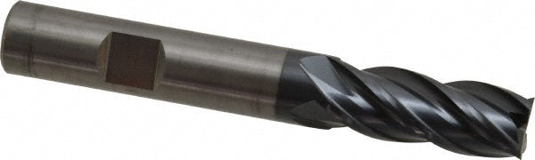 OSG VG441-5002 Square End Mill 1/2'' Dia, 1-1/4'' LOC, 1/2'' Shank Dia, 3-1/2'' OAL, 4 Flutes, Solid Carbide