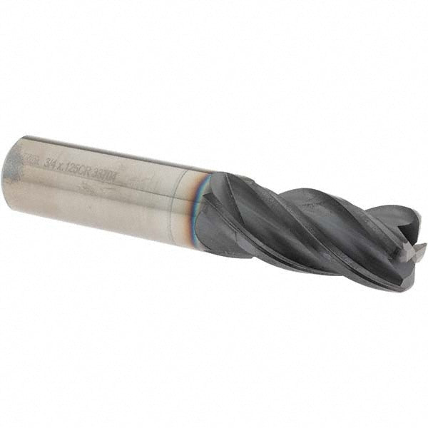 OSG VG434-7503 Corner Radius End Mill 3/4" Dia, 1-1/2" LOC, 1/8" Radius, 4 Flutes, Solid Carbide