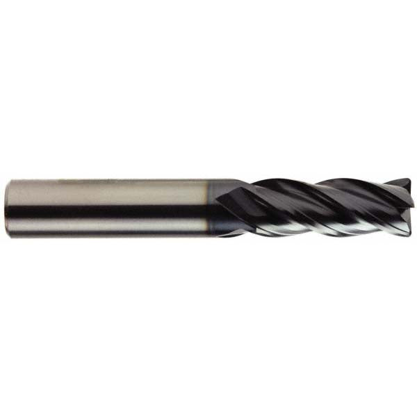 OSG VG434-4375 Corner Radius End Mill 7/16" Dia, 1" LOC, 0.015" Radius, 4 Flutes, Solid Carbide