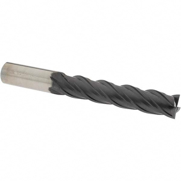 OSG VG441-5005 Square End Mill 1/2'' Dia, 2-1/2'' LOC, 1/2'' Shank Dia, 4'' OAL, 4 Flutes, Solid Carbide