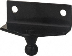 Guden BR204-02B 1" Deep x 2" Wide x 0.73" High Black Powdercoat Angle Bracket