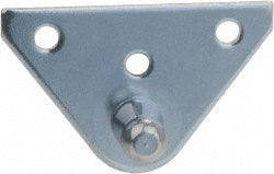 Guden BR202-02 0.56" Deep x 2.25" Wide x 1" High Zinc Plated Flat Brackets