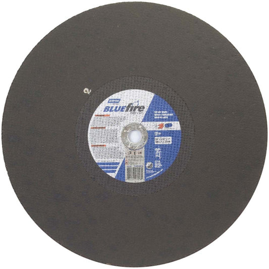 Norton 66252843258 Cut-Off Wheel Type 1, 20" Dia, 5/32" Thick, 1" Hole, Zirconia Alumina