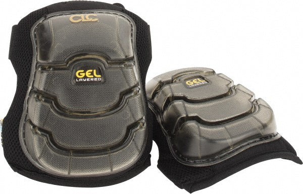 CLC 367 Knee Pad 2 Strap, Plastic Cap, Hook & Loop Closure, Universal