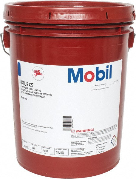 Mobil 104848 5 Gal Pail, ISO 100, SAE 30, Air Compressor Oil