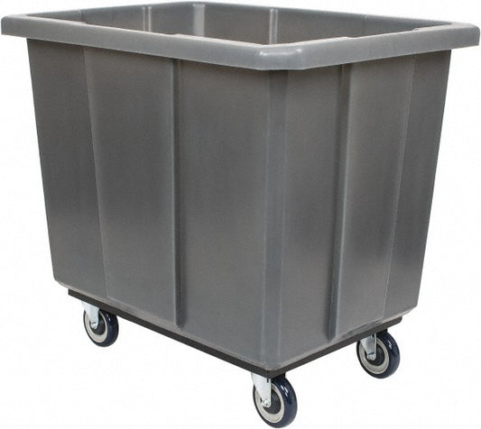 Bayhead Products UT-12 Polyethylene Basket Truck 12 bu, 600 lb Capacity, 28" High, 28" Wide, 38" Long