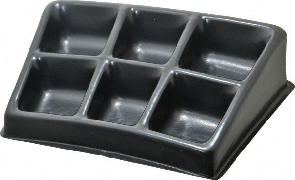 Bayhead Products BA-6 6 Compartment Black Small Parts Assembly Tray