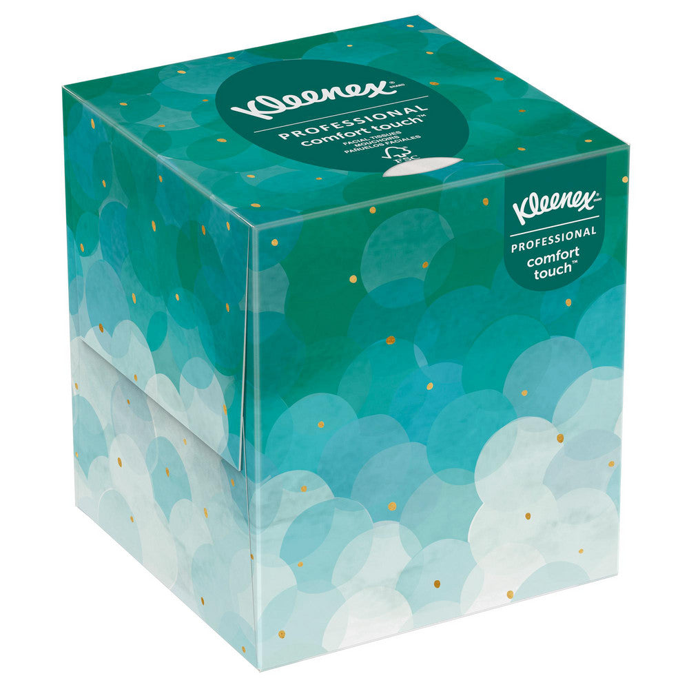 Kleenex 21270 Kleenex Facial Tissue Cube for Business (21270), Upright Face Tissue Box