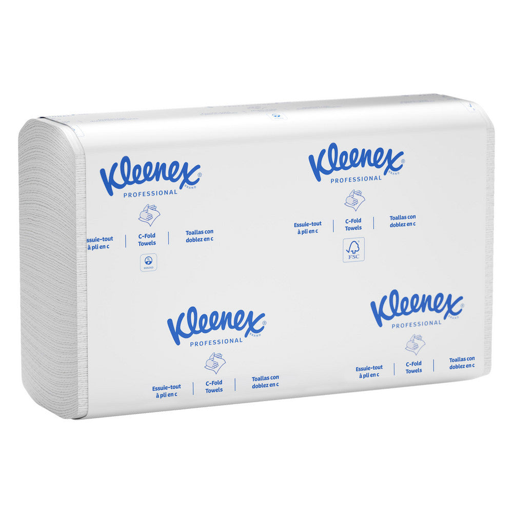 Kleenex 01500 C-Fold Paper Towels (01500), Absorbent, White