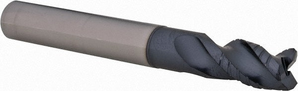 Iscar 5622303 Roughing End Mill 3/8" Dia, 3 Flute, Single End, Solid Carbide, Chipbreaker