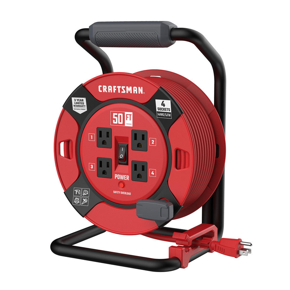 Craftsman CMXCRPA1450 Craftsman Power Reel 50 Cord 14 AWG SJTW
