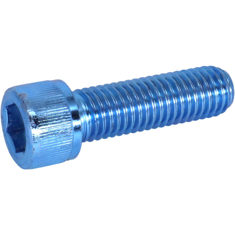 Value Collection MKCS06C0259MBPKG Socket Cap Screws Thread Size (mm) M6x1  Length Under Head (mm) 25.00  Drive Type Hex  Material Alloy Steel  Finish Coating Zinc-Blue Trivalent Chromate  Material Grade 12.9