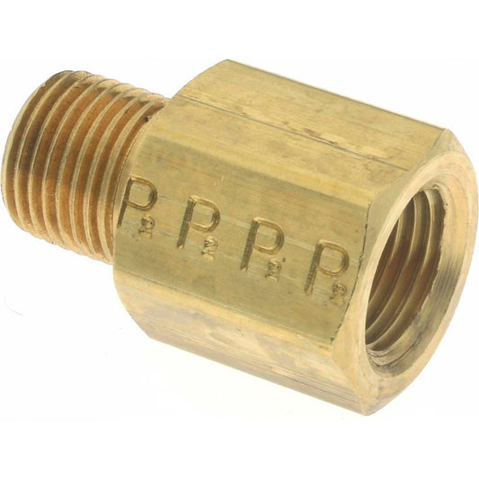 Parker X1/8F3HG-B Industrial Pipe Adapter 1/8" Female Thread, 1/8" Male Thread, MBSPT x FNPTF