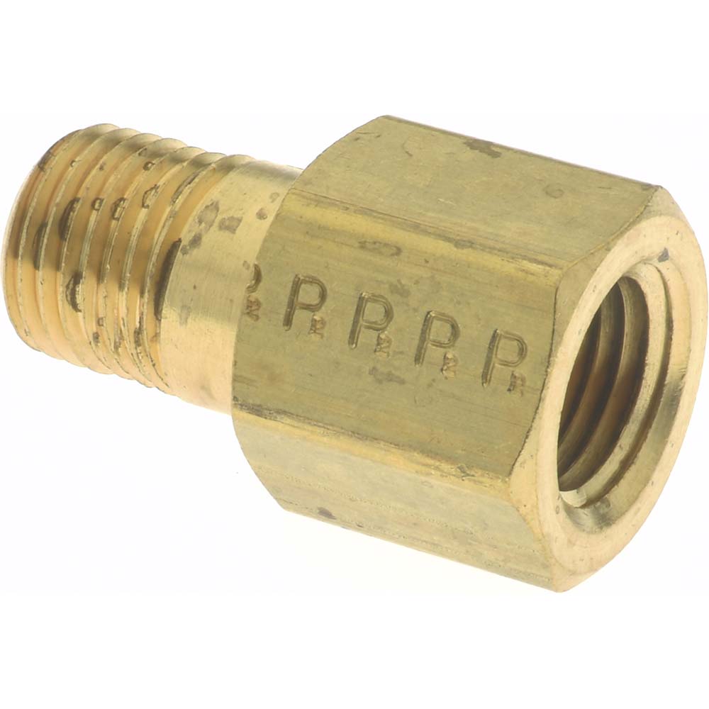 Parker X1/4F3HG-B Industrial Pipe Adapter 1/4" Female Thread, 1/4" Male Thread, MBSPT x FNPTF