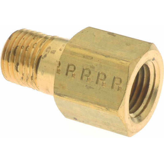 Parker X1/4F3HG-B Industrial Pipe Adapter 1/4" Female Thread, 1/4" Male Thread, MBSPT x FNPTF