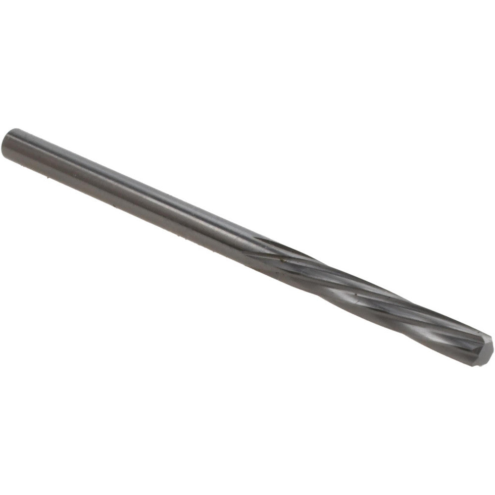 Magafor 88860003160 Chucking Reamer 3.16 mm Dia, 2-1/4" OAL, 19/32" Flute Length, Spiral Flute, Straight-Cylindrical Shank, Solid Carbide
