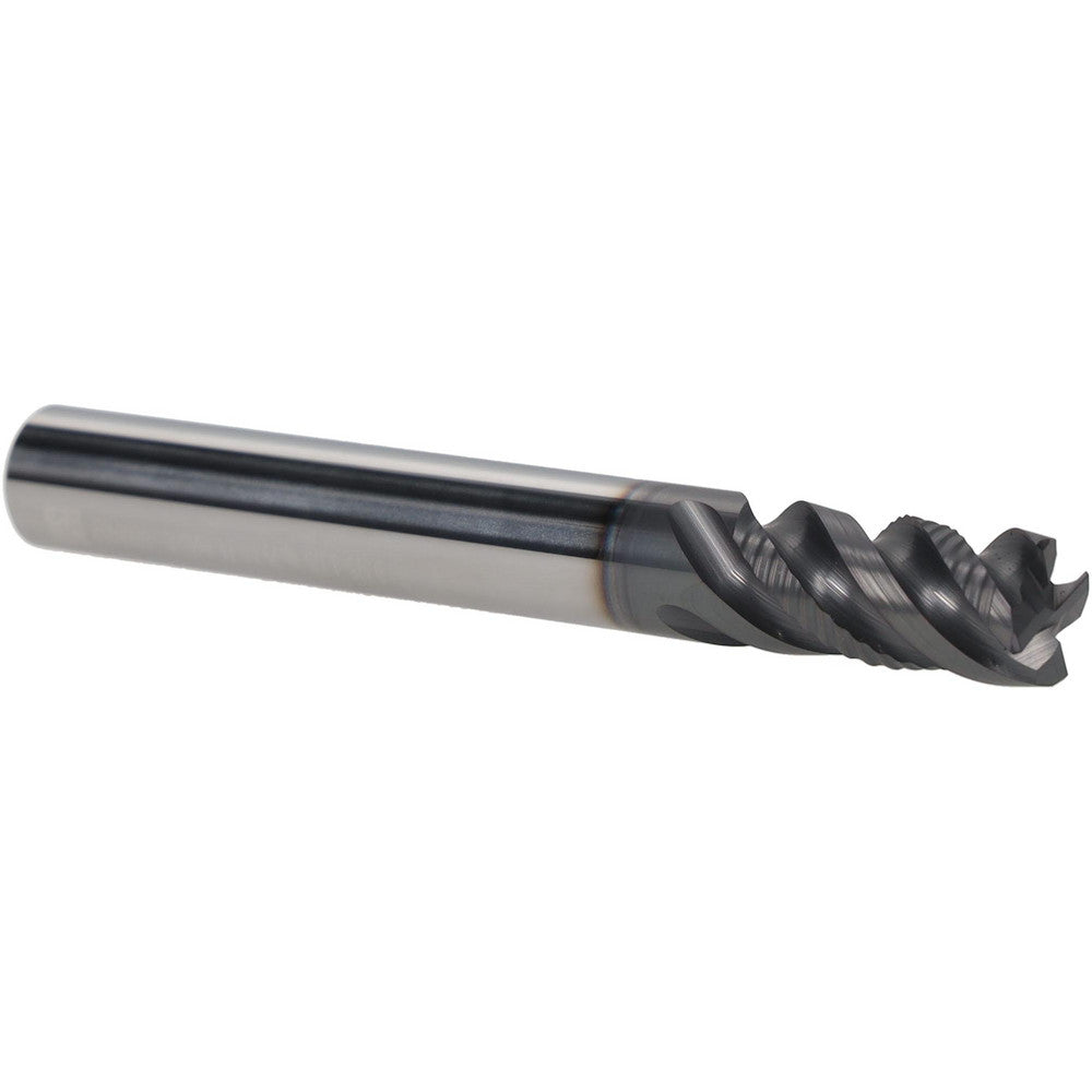 Iscar 5622109 Corner Chamfer End Mill 3/8" Dia, 3/4" LOC, 4 Flute, 0.0120" Chamfer Width, Solid Carbide