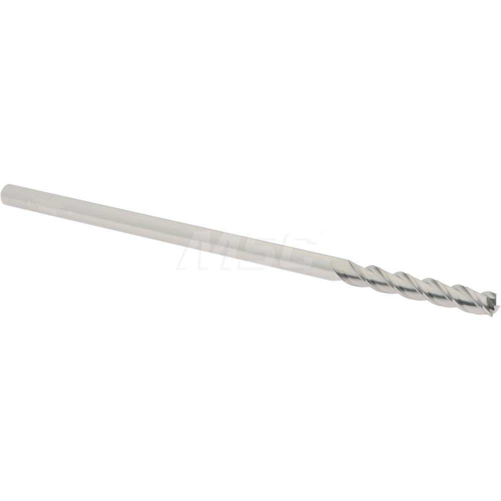 Accupro 60056868 Square End Mill 1/4'' Dia, 1-1/2'' LOC, 1/4'' Shank Dia, 6'' OAL, 3 Flutes, Solid Carbide