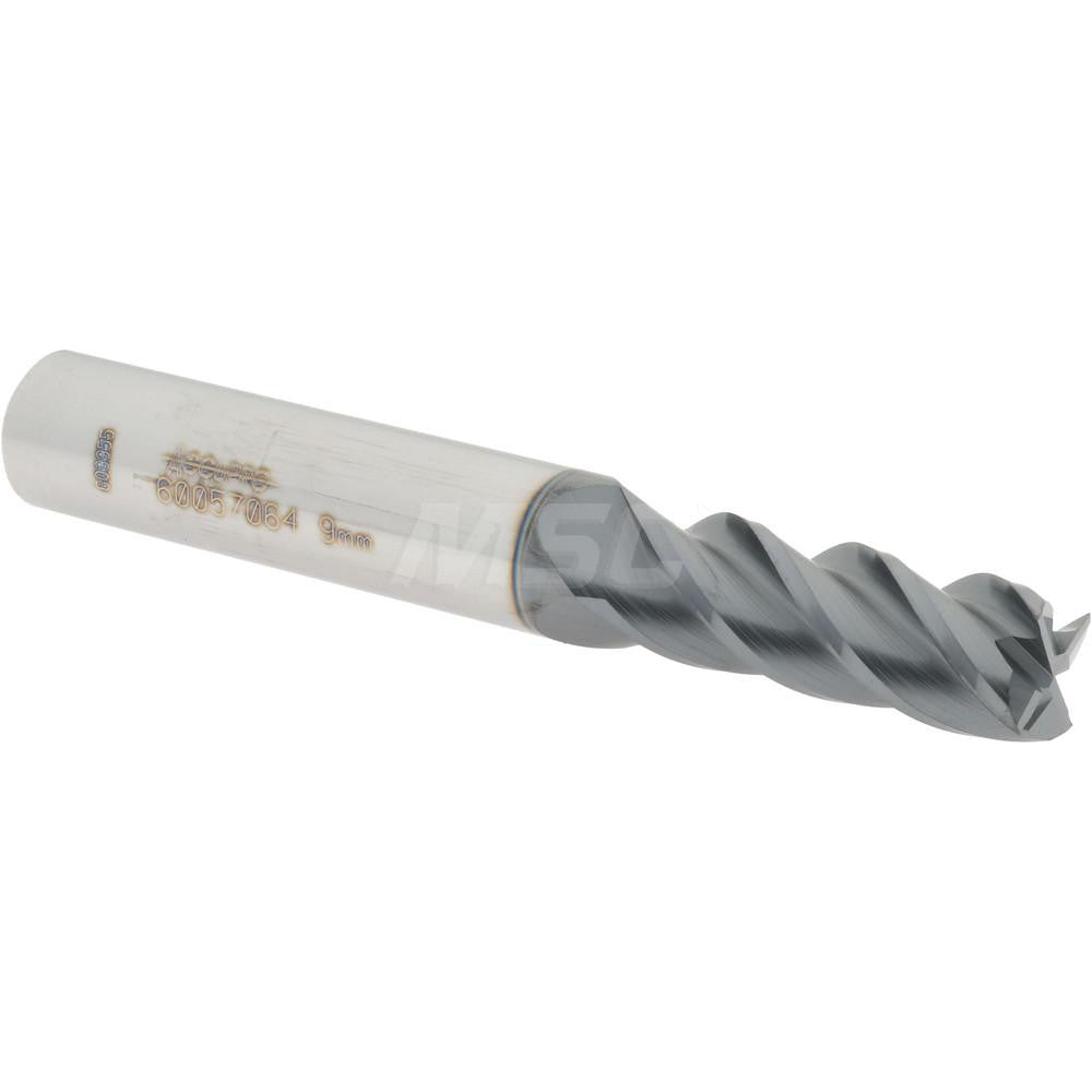 Accupro 60057064 Square End Mill 0.3543'' Dia, 0.9843'' LOC, 2-3/4'' OAL, 4 Flutes, Solid Carbide