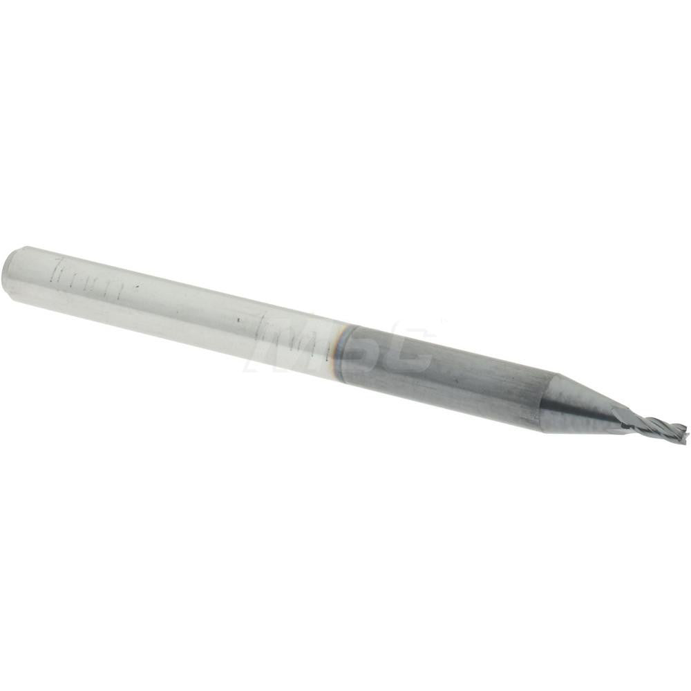 Accupro 60057155 Square End Mill 0.0394'' Dia, 0.0787'' LOC, 4 Flutes, Solid Carbide
