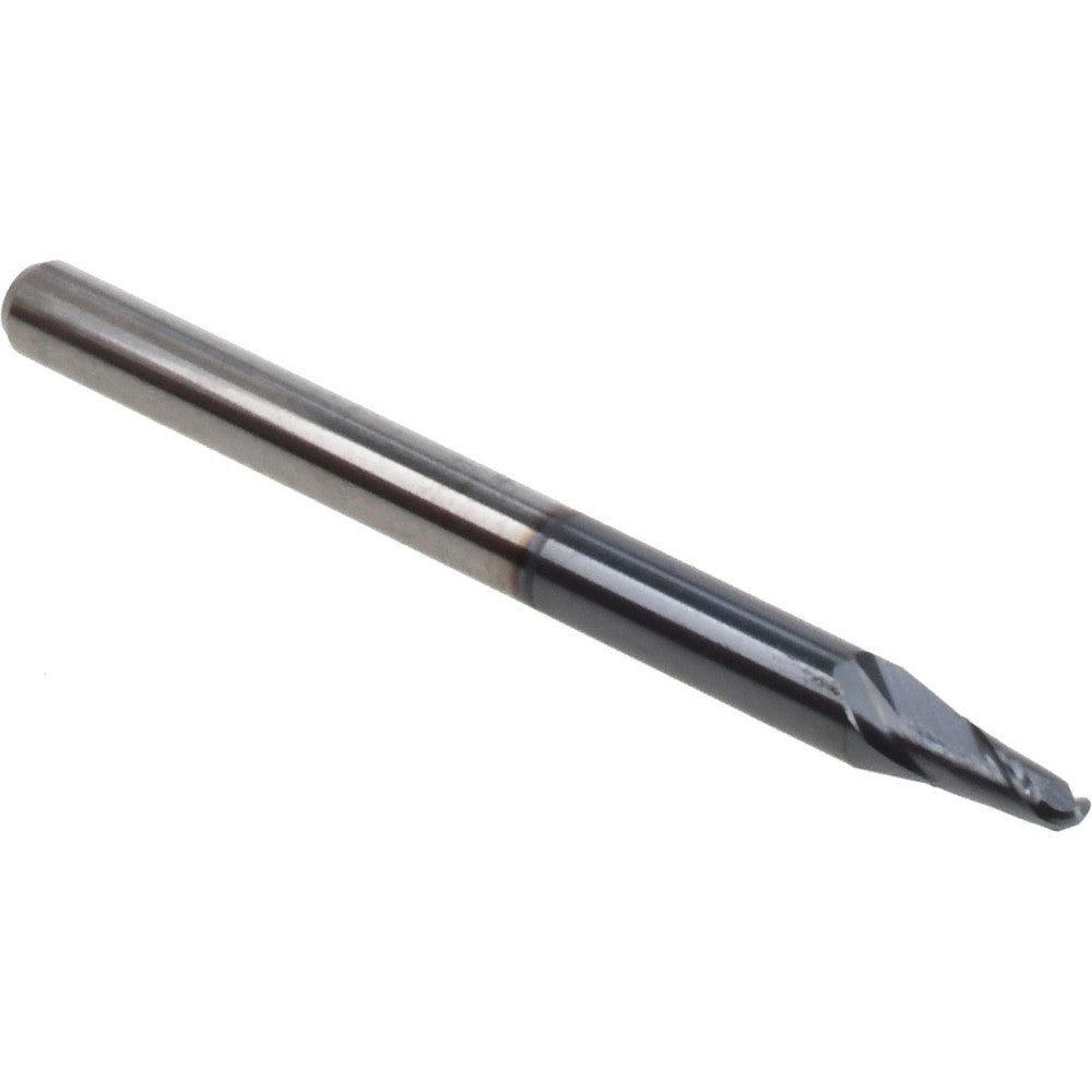 Accupro 60057718 Ball End Mill 0.079" Dia, 0.1575" LOC, 2 Flute, Solid Carbide