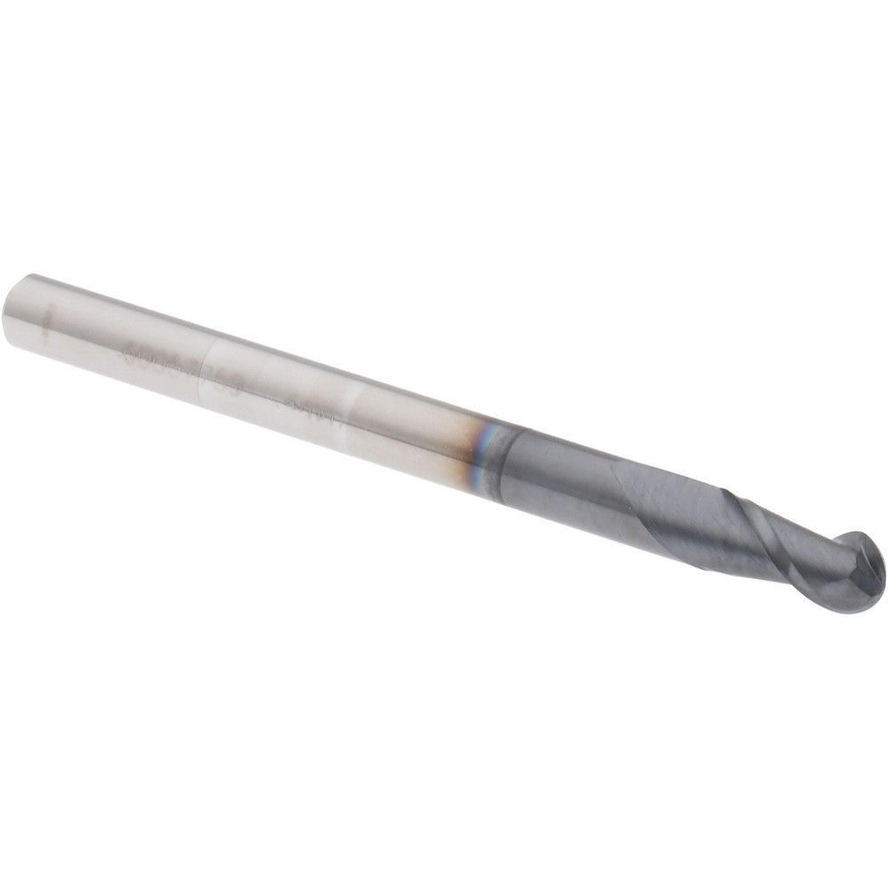 Accupro 60057759 Ball End Mill 0.1575" Dia, 0.315" LOC, 2 Flute, Solid Carbide