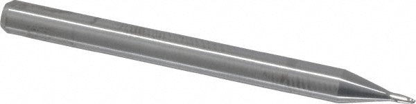 Kyocera SGS Precision Tools 00327 Square End Mill 0.0313" Dia, 0.0469" LOC, 2 Flute, Solid Carbide