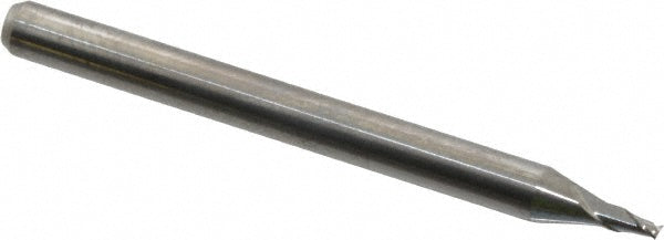 Kyocera SGS Precision Tools 00344 Square End Mill 0.0500" Dia, 0.0750" LOC, 2 Flute, Solid Carbide