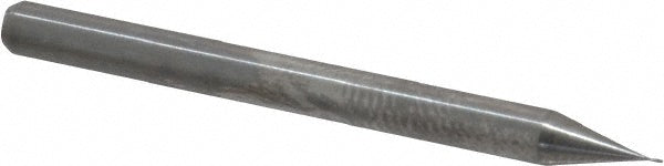Kyocera SGS Precision Tools 00448 Ball End Mill 0.01" Dia, 0.03" LOC, 2 Flute, Solid Carbide