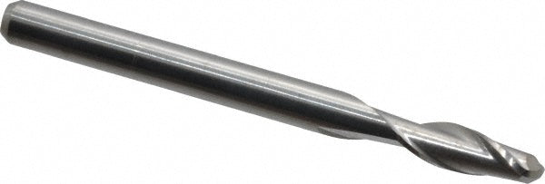 Kyocera SGS Precision Tools 00880 Ball End Mill 0.12" Dia, 0.375" LOC, 2 Flute, Solid Carbide