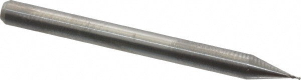 Kyocera SGS Precision Tools 00679 Ball End Mill 0.015" Dia, 0.023" LOC, 2 Flute, Solid Carbide