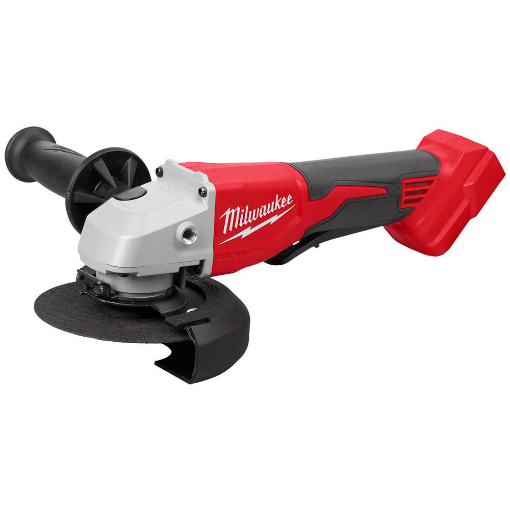 Milwaukee Tool 2686-20 Angle & Disc Grinders Wheel Diameter (Inch) 4-1/2 - 5  Voltage 18.00  Speed (RPM) 11000  Brushless Motor Yes  Batteries Included No  