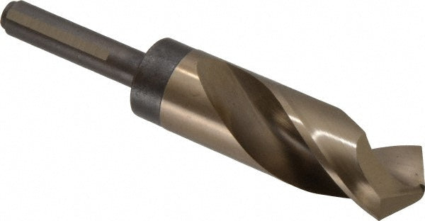Chicago-Latrobe 53472 Reduced Shank Drill Bit 1-1/8'' Dia, 1/2'' Shank Dia, 118 °, Cobalt