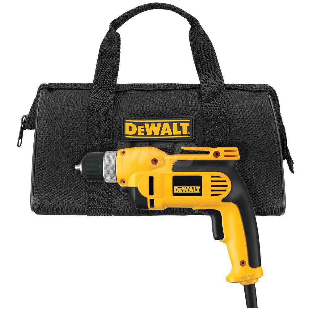 DeWALT DWD110K Electric Drill 3/8" Keyless Chuck, Pistol Grip, 2,500 RPM