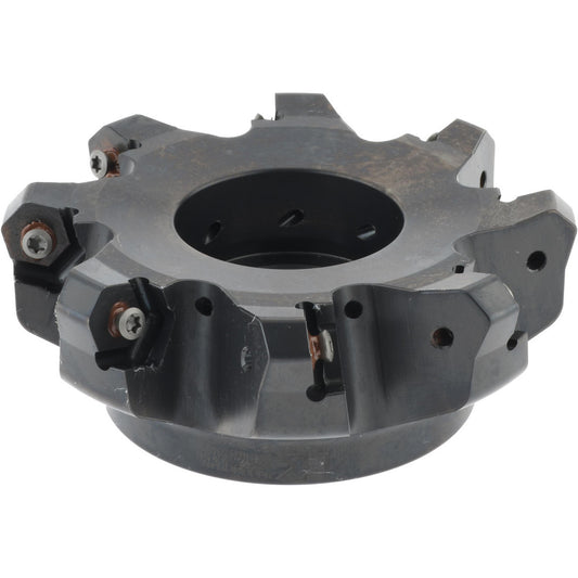 Kennametal 3326926 4" Cut Diam, 1-1/4" Arbor Hole, 4.51mm Max Depth of Cut, 45&deg Indexable Chamfer & Angle Face Mill