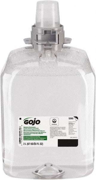 GOJO 5265-02 GOJO Green Certified Foam Hand Cleaner, 2000 mL Refill for GOJO FMX-20 Dispenser