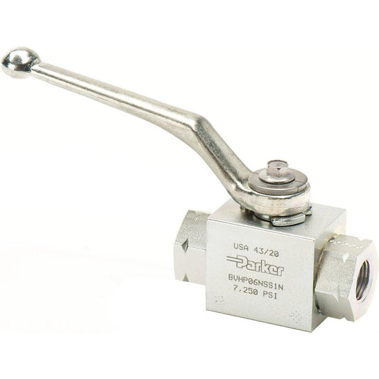Parker BVHP08NSS1N Standard Manual Ball Valve 1/2" Pipe