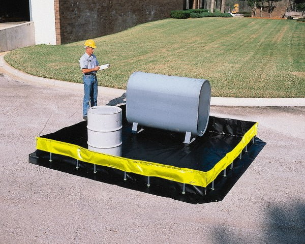 UltraTech 8400 High Wall Collapsible Berm 748 gal Capacity, 10' Long, 10' Wide, 1' High